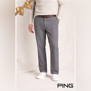 Ping Lennox Golf Trousers Grey 40L SensorCool Stretch Pants